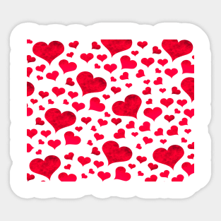 Valentine Heart Pattern Sticker